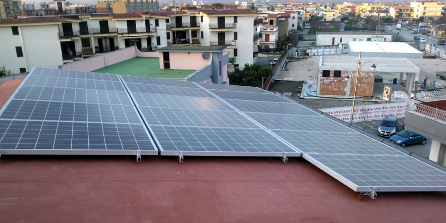 impianto fotovoltaico brusciano