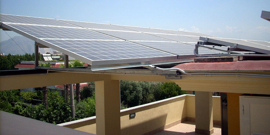 impianto fotovoltaico brusciano